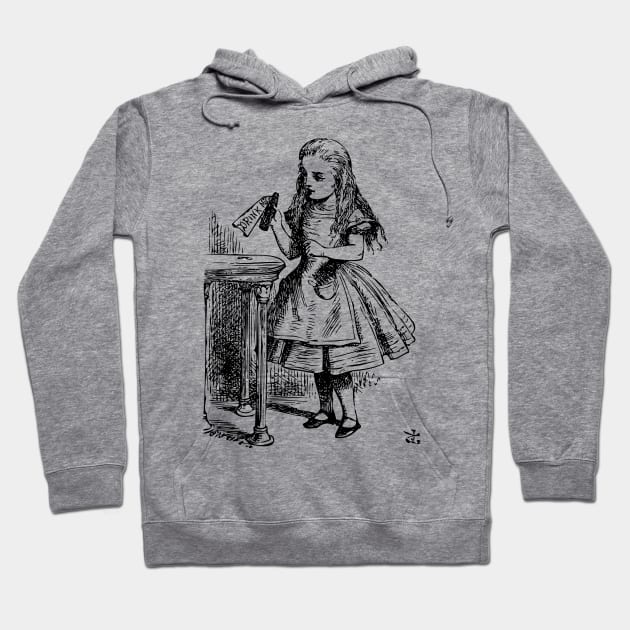 Alice in Wonderland | Drink Me | Vintage Alice | Hoodie by Eclectic At Heart